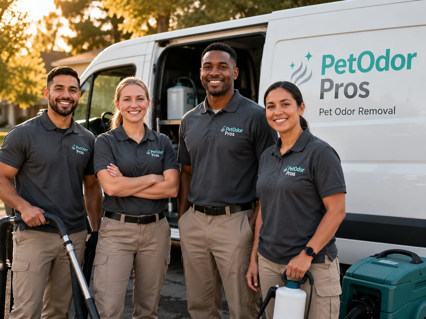 Pet Odor Removal team serving League City, TX